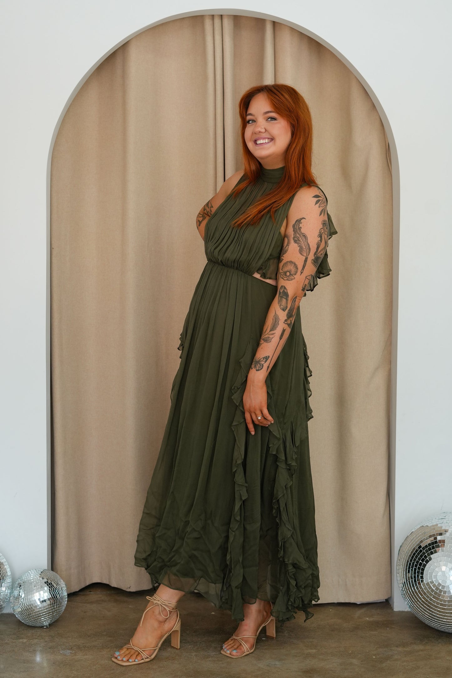 Shona Joy Oden Maxi Dress (SIZE 12)