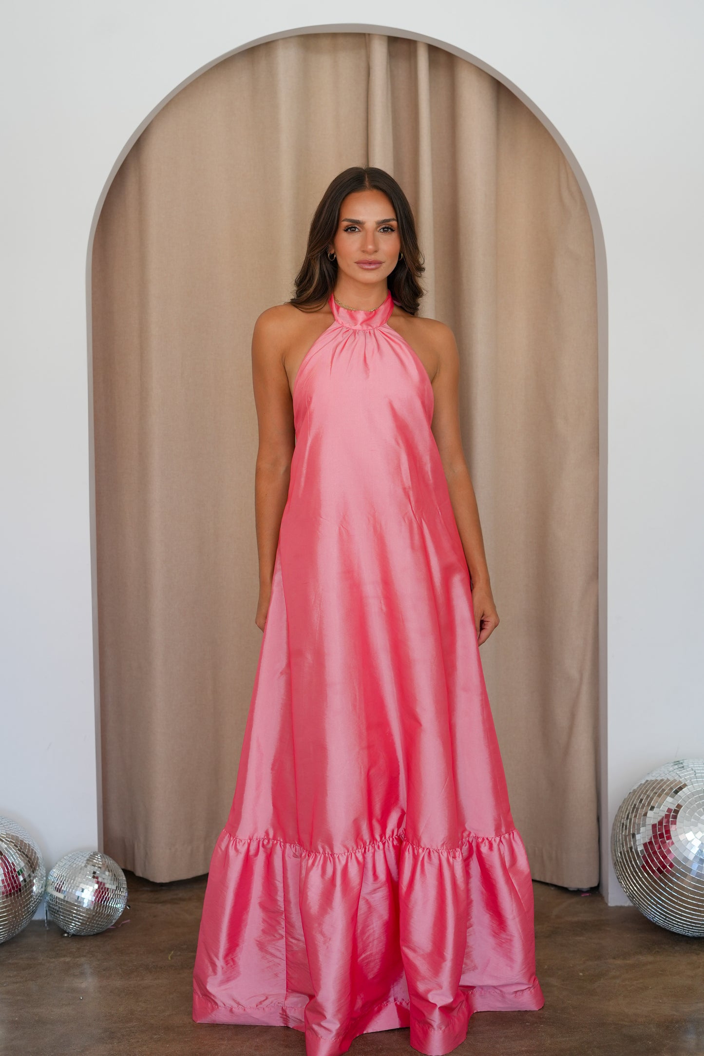 Hansen & Gretel Gateau Gown Watermelon (SIZE 8)